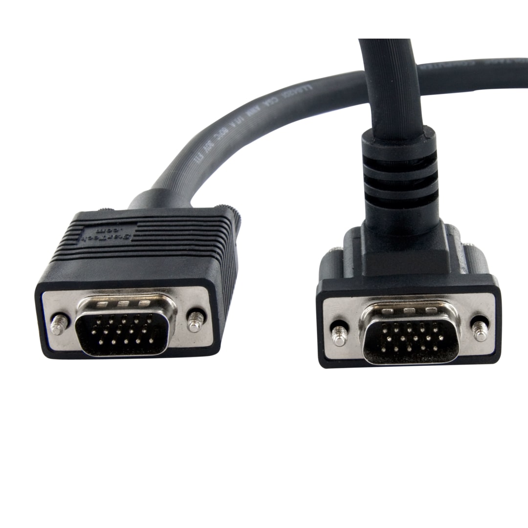 90 Degree Angled Downward Connector VGA Cable