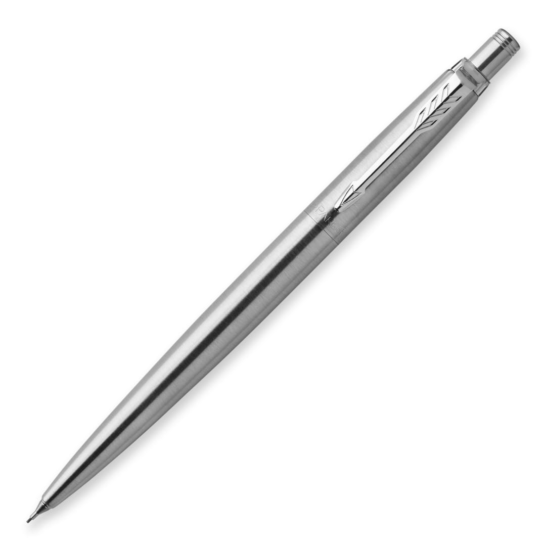 Parker Jotter Portaminas | HB de 0,5mm | acero inoxidable con adorno cromado | en estuche de regalo