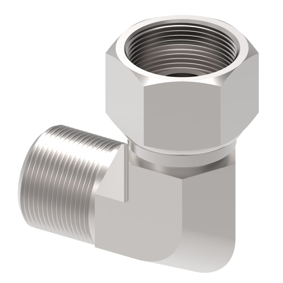 Aeroquip 1/8 FEM NPSM X 1/8 NPT 90DEG