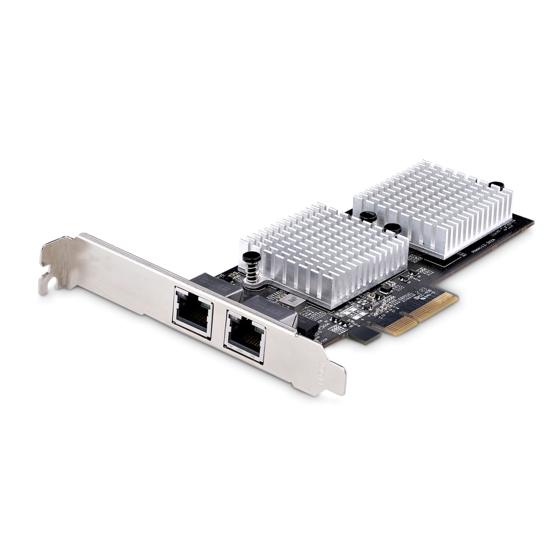 2 Port 10Gbase T NBase T PCI Express Network Card Aqauanti