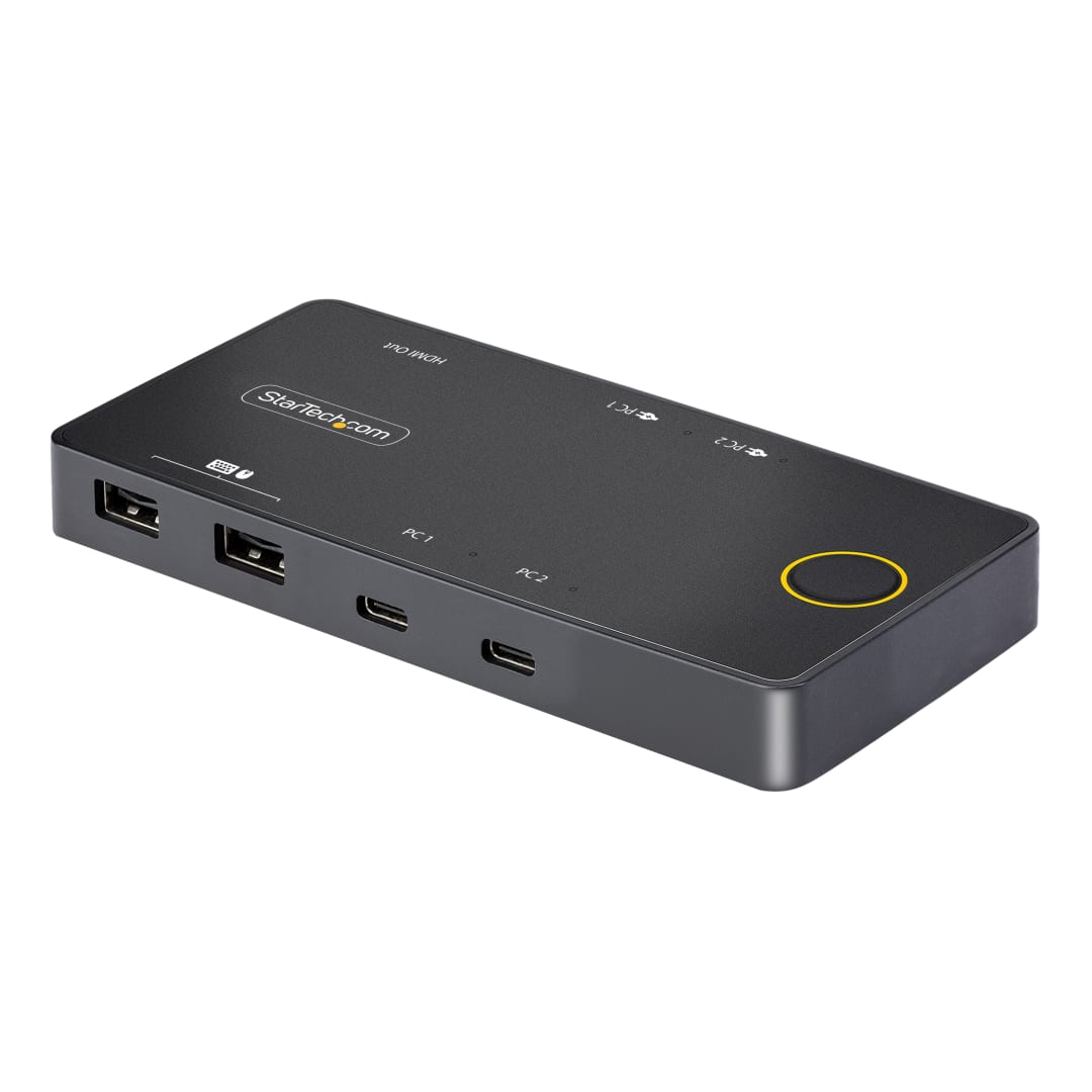 2 Port USB C - HDMI out KVM with Power Delivery