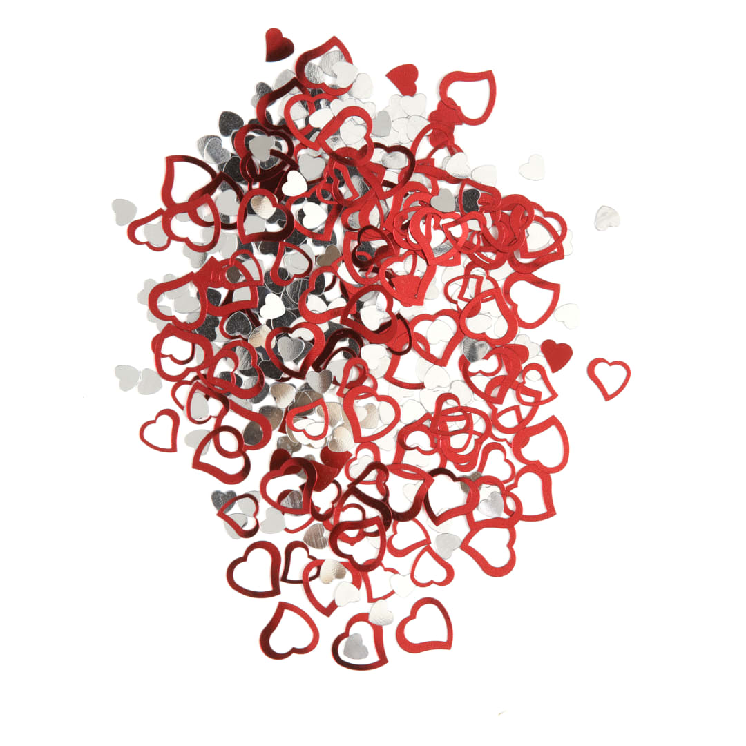 Hearts Foil Confetti, .5oz