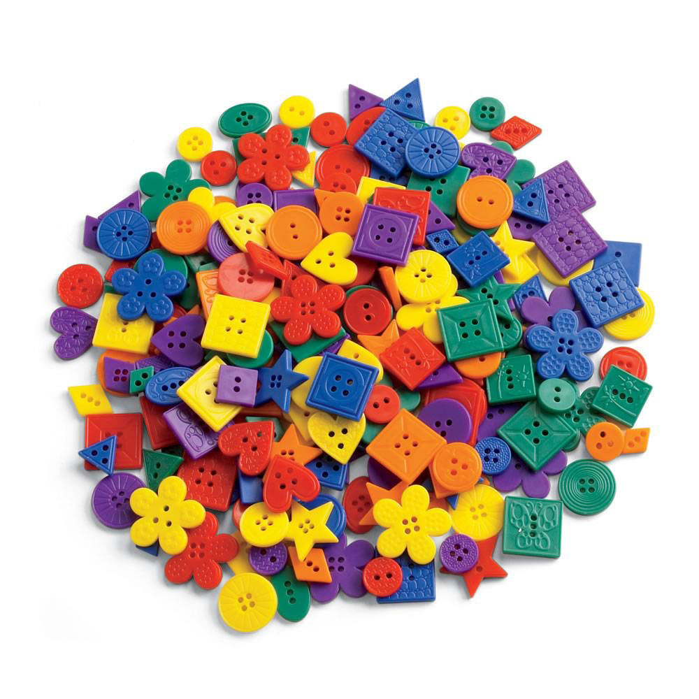 BUTTONS, ASSORTED 1LB