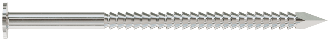 Simpson Strong-Tie T8ACNB Common Nail, Annular Ring Shank — 2-1/2-in. x .131-in. Type 316 Stainless Steel (25 lb.) (Pack of 64)