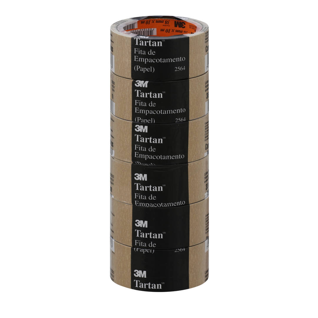 Fita de Empacotamento Tartan™ de Papel Crepado , 50 mm x 50 m , 6 Rolos