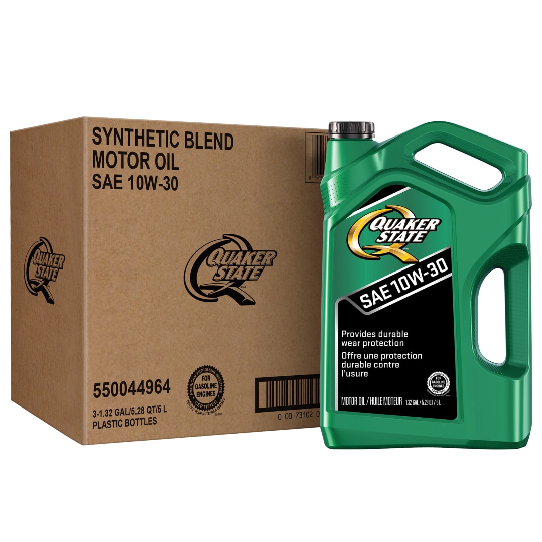 Quaker State 10W-30 Motor Oil, 5 Litre (3 Pack)
