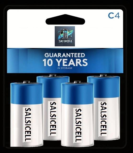 Solid State C Battery (4-Pack)