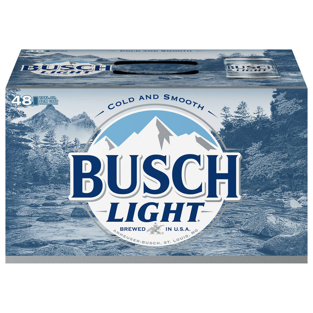 Busch Light Beer 48 - 7.5 fl oz Cans