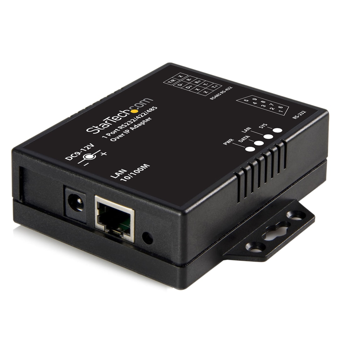 1-port RS-232/422/485 Over IP Adapter