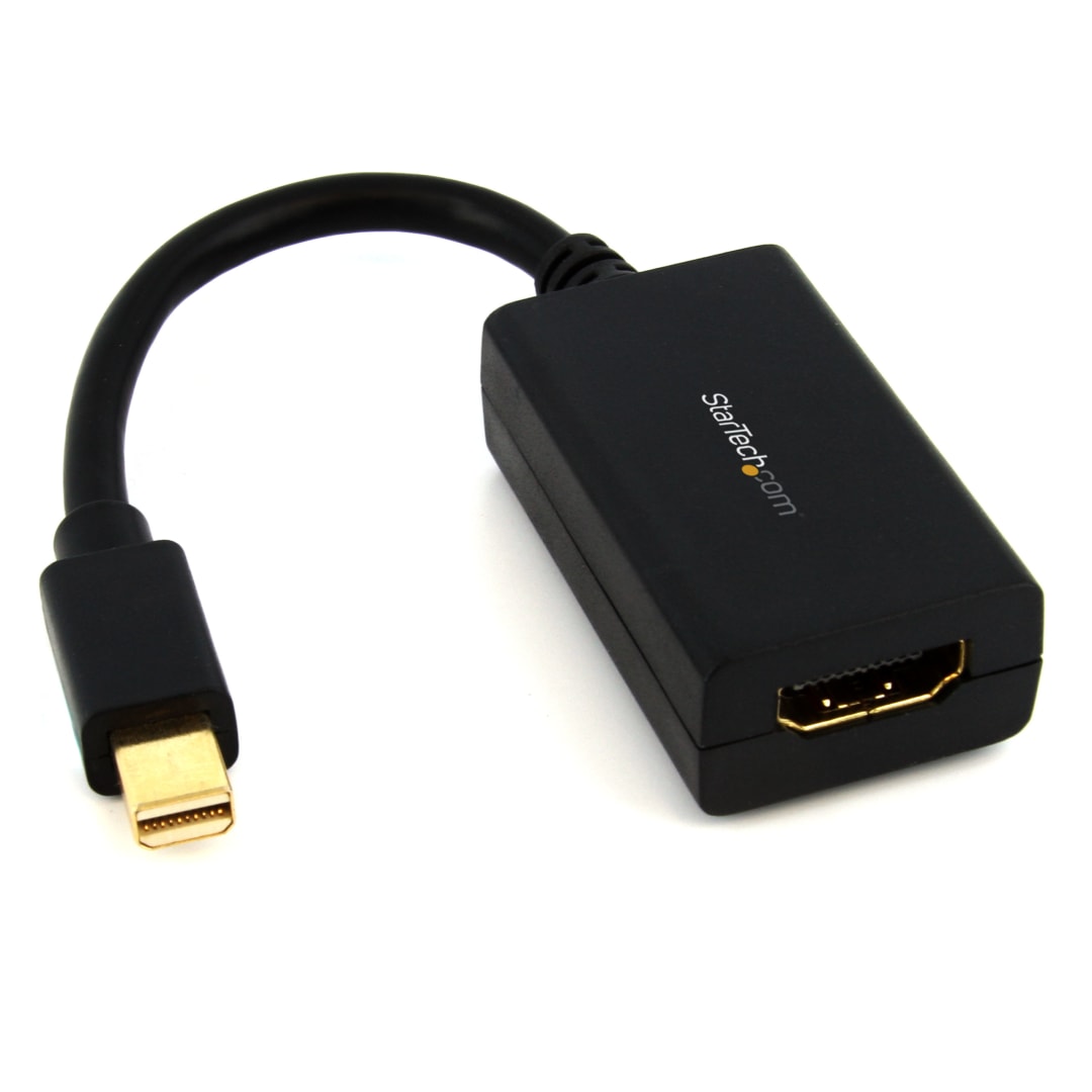 Microsoft Surface Pro 2 to HDMI Converter - Mini DisplayPort to HDMI Adapter - 1920x1200 / 1080p - Black