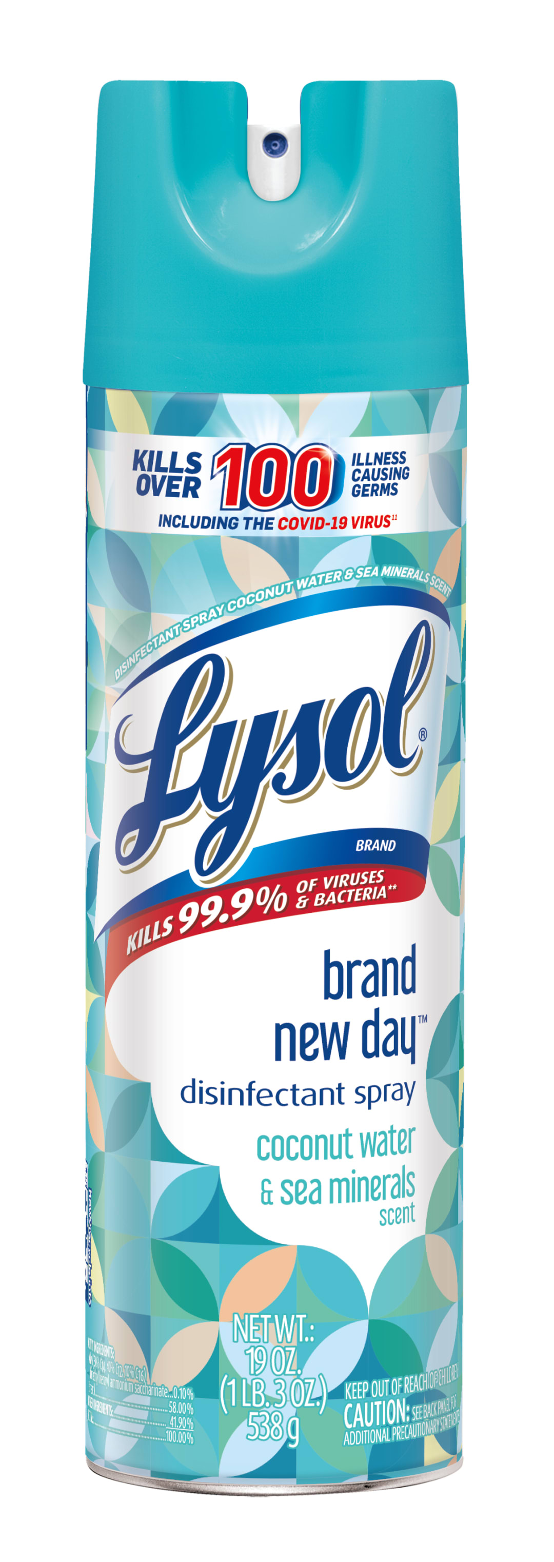 LYSOL® Disinfectant Spray - Brand New Day™ Coconut Water & Sea Minerals 12/19 oz.