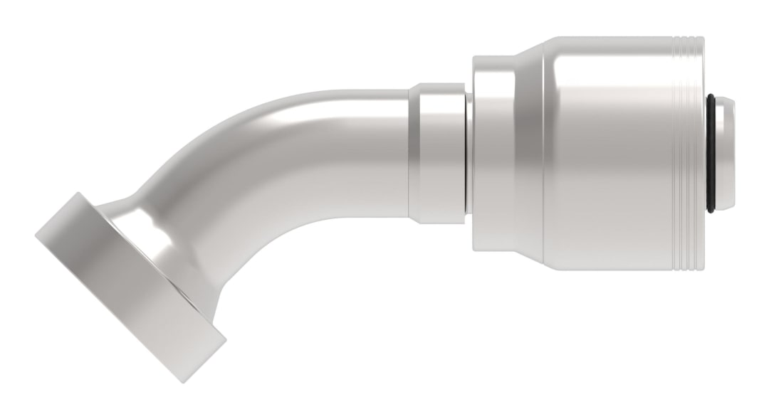Aeroquip -20 Cat Flange 45-Degree X 1" Hydraulic Hose Fitting