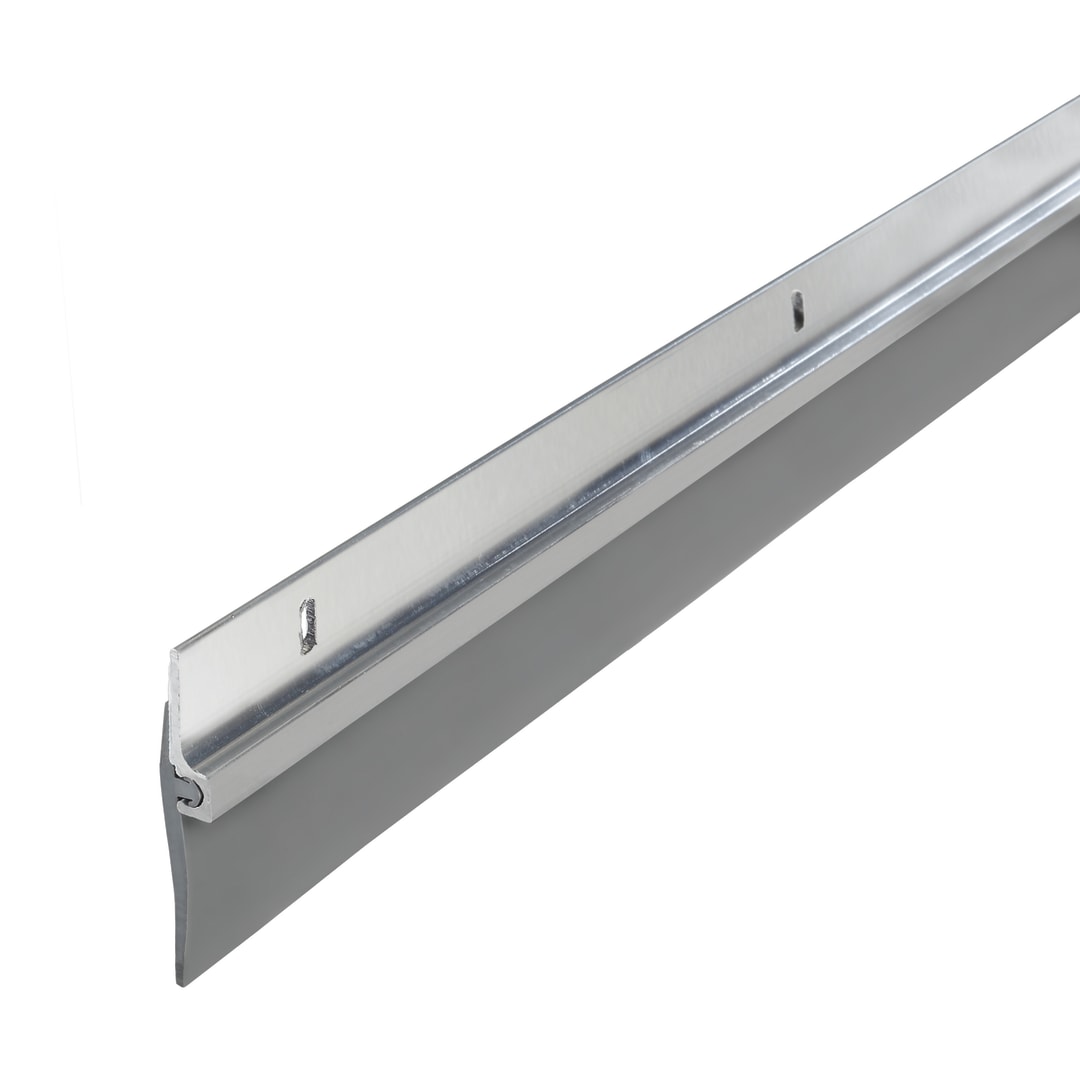 05629 - 36 in. Silver Aluminum and Vinyl Economy Screw-on Door Sweep