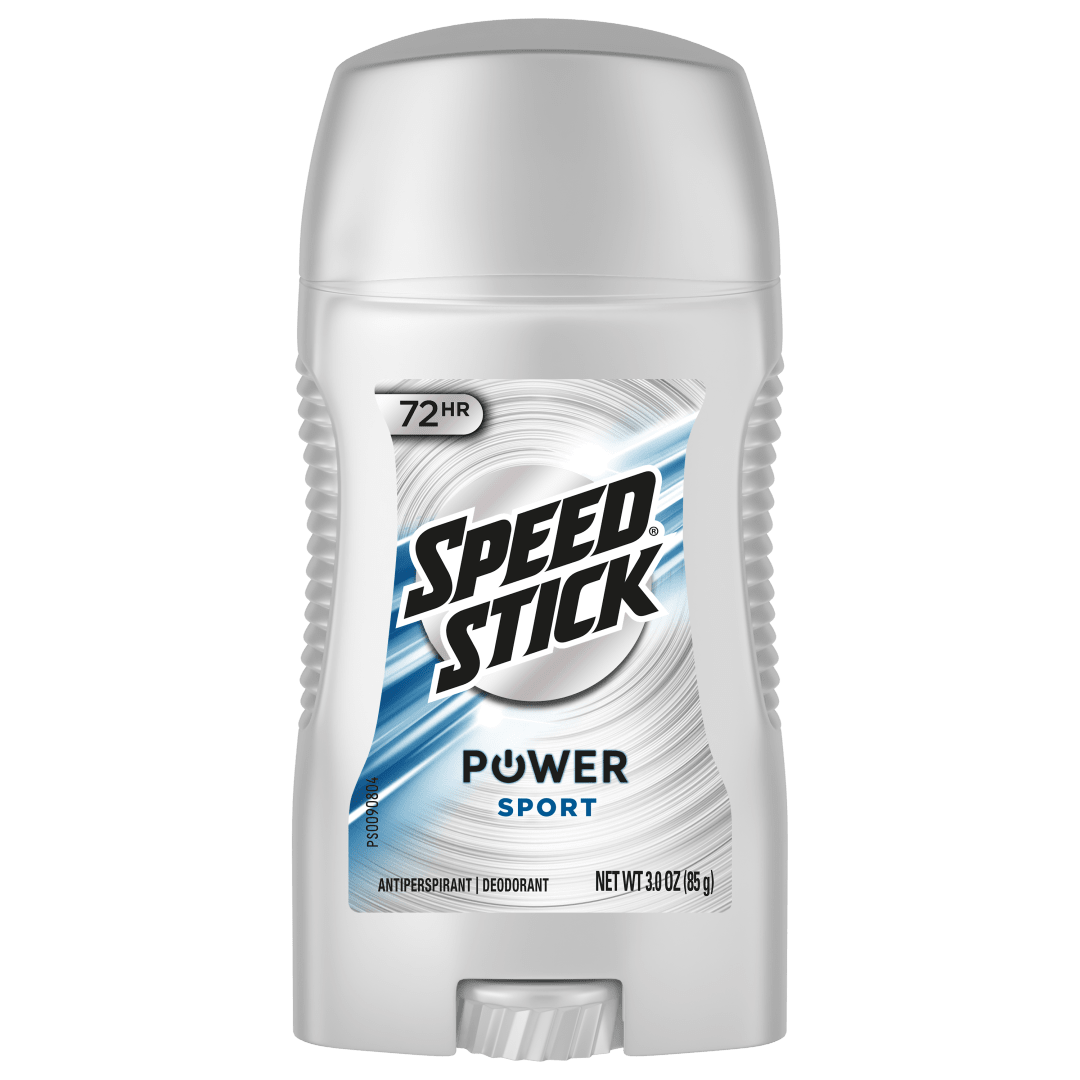Speed Stick Power Antiperspirant Deodorant for Men, 72 HR Sweat & Odor Protection, Sport Scent, 3.0 oz Stick