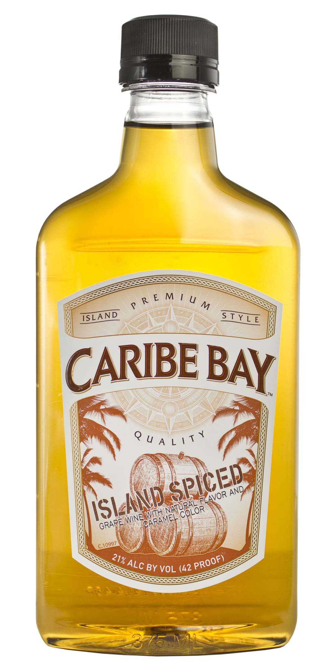 Caribe Bay Island Spiced Grape Wine 375ml 42 Proof