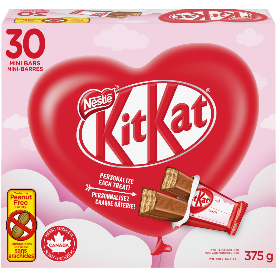 KITKAT Valentine Minis 30CT 20x375g CA