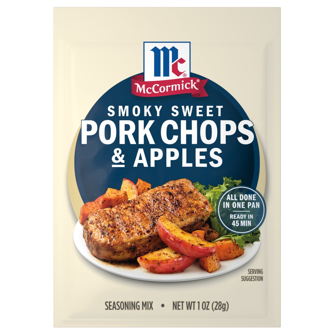 McCormick Smoky Sweet Pork Chops & Apples Seasoning Mix, 1.0 oz