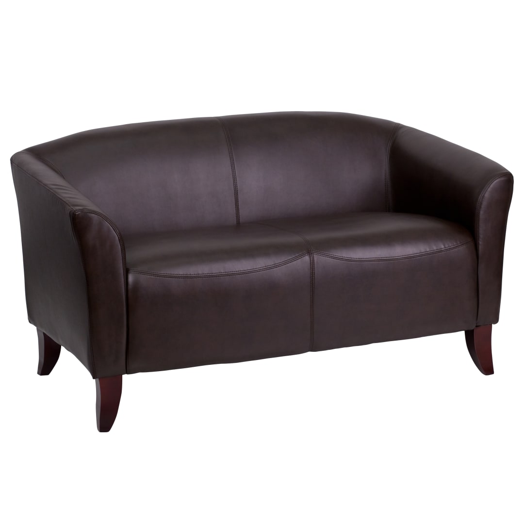 HERCULES Imperial Series Brown LeatherSoft Loveseat