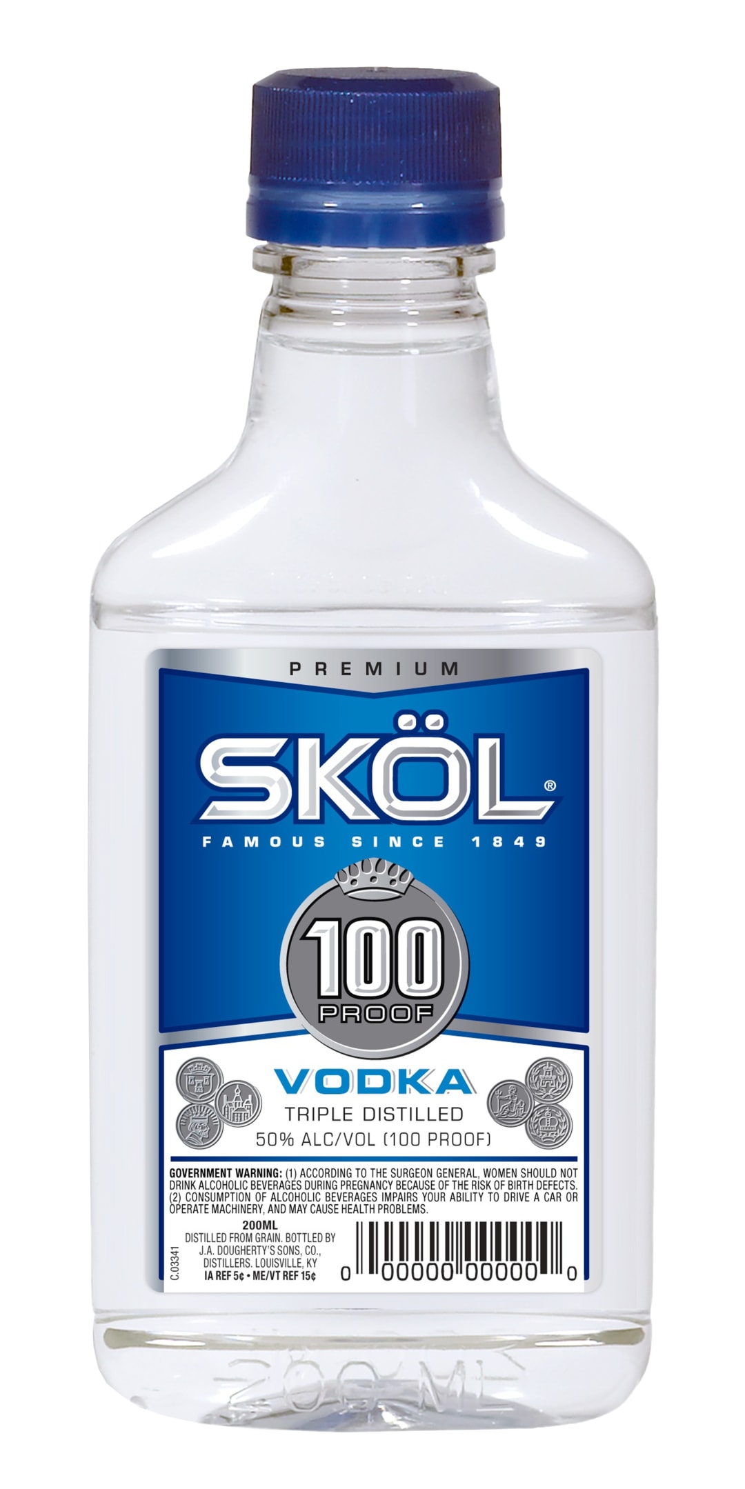 Skol Vodka 200ml 100 Proof