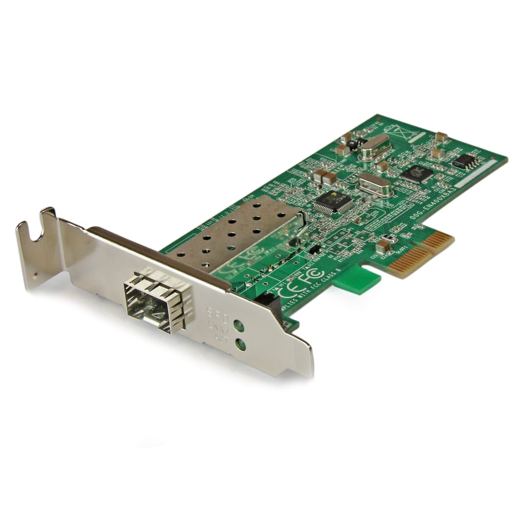 PCIe 10/100 Mbps SFP Fiber Optic Network Adapter