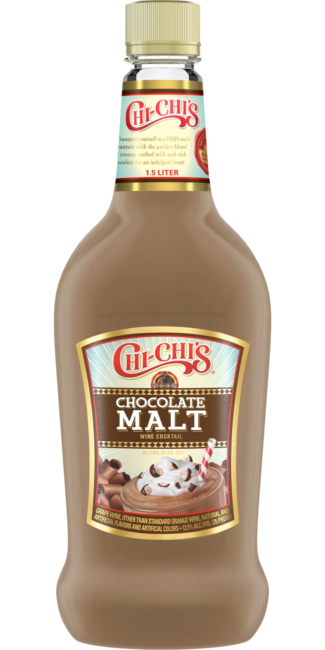 Chi-Chi's Wine-Based Chocolate Malt 1.5l 25 Proof