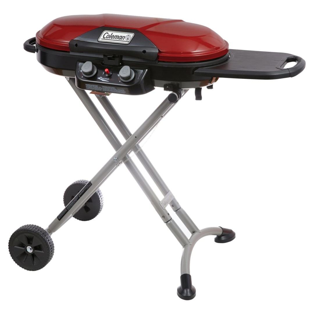 Coleman® Xcursion Portable Stand-Up Propane Grill, 2 Burner, 20,000 BTUs, Red