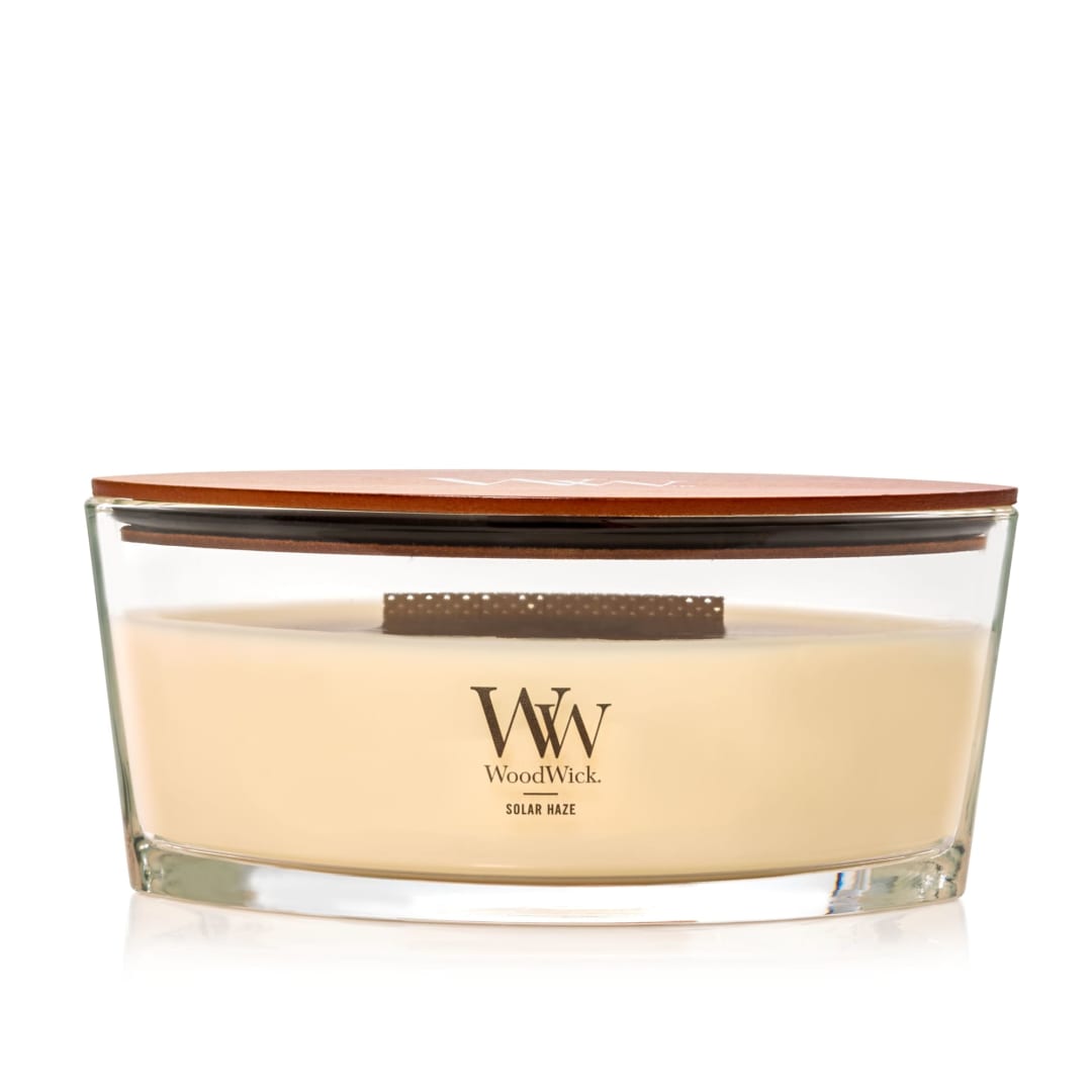 WoodWick Solar Haze, 16 oz Ellipse Candle