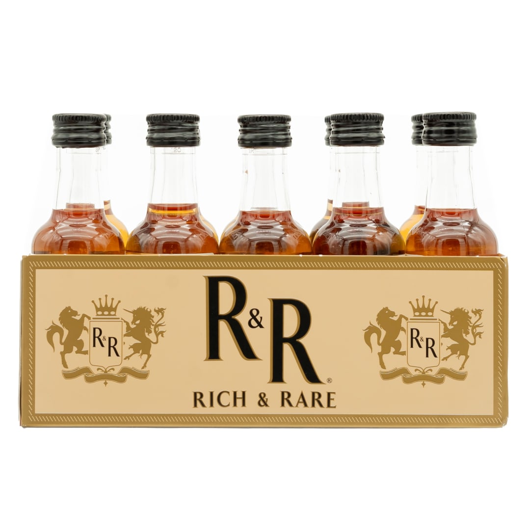 Rich & Rare Canadian Whisky 10 Pack 50ml 80 Proof