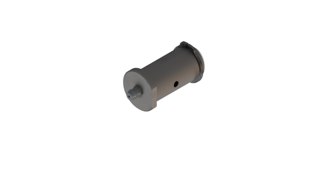 Rotac Tipper Pivot Pin with Zerk and Snap-Ring