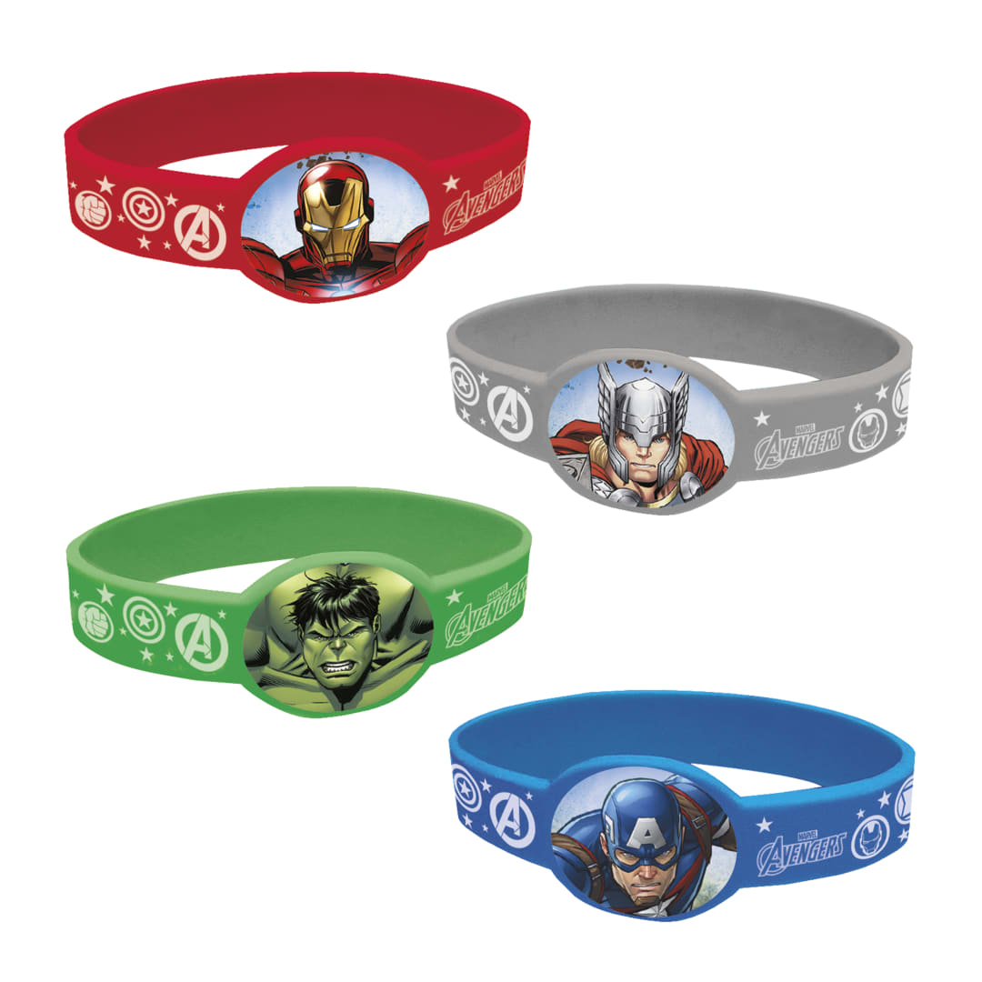 Avengers Stretchy Bracelets, 4ct