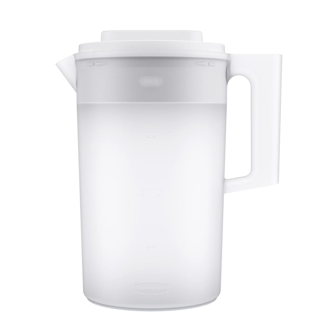 Rubbermaid Simply Pour Special-Edition Americana White Pitcher, Water Pitcher with Multifunction Lid