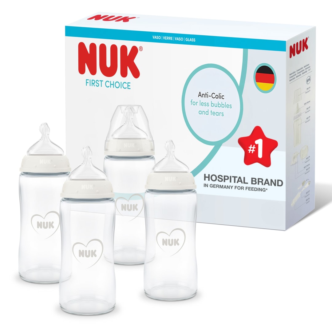 NUK FC 4-SET 240ML GLASS AMZ R2S
