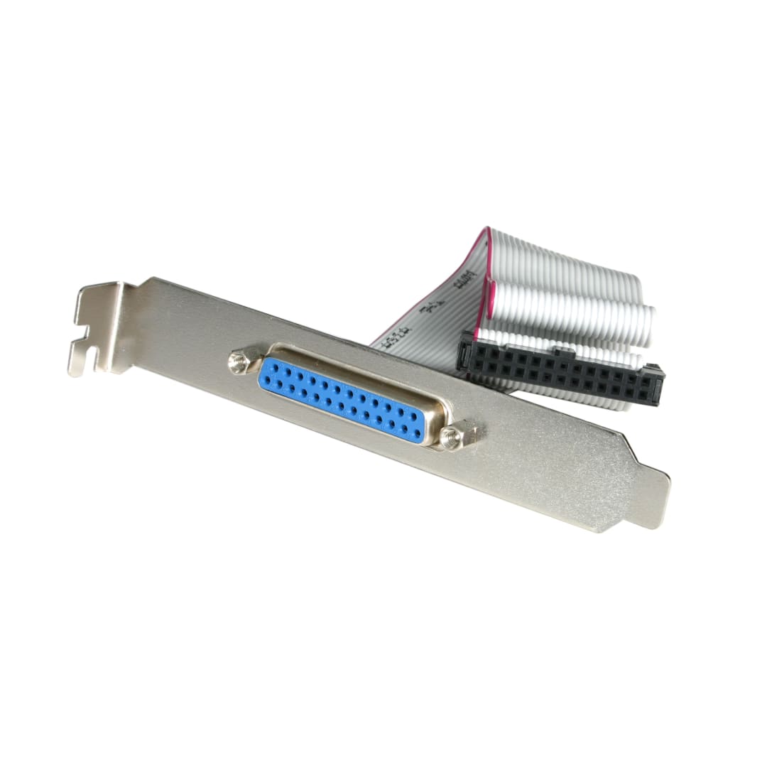 25 Pin Parallel Header Slot Plate