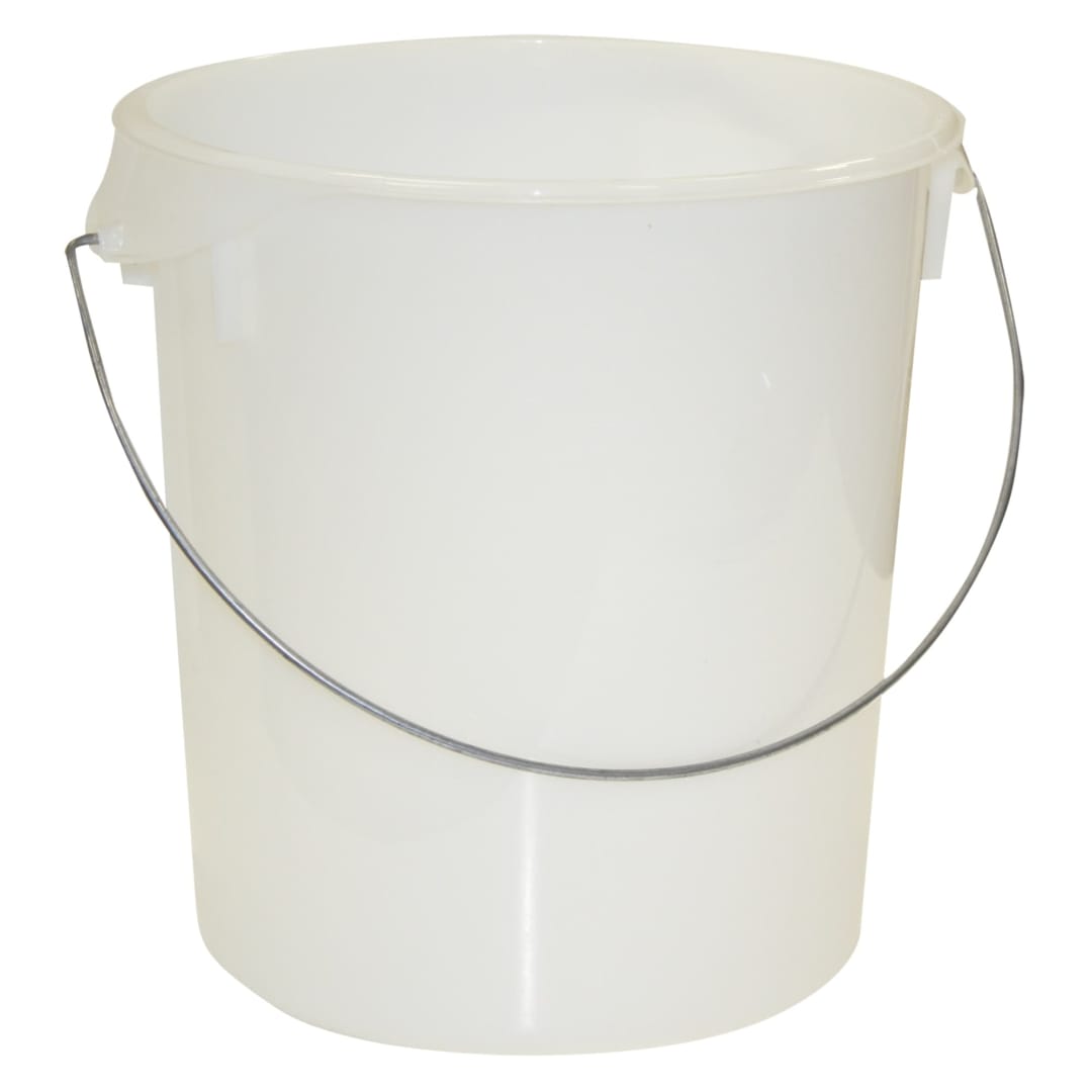 Round Storage Container 22 QT White