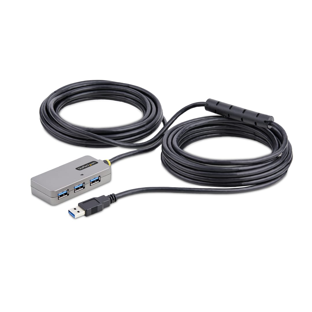 Usb 3 2 Gen 1 5Gbps 10m Repeater Cable with 4 port hub