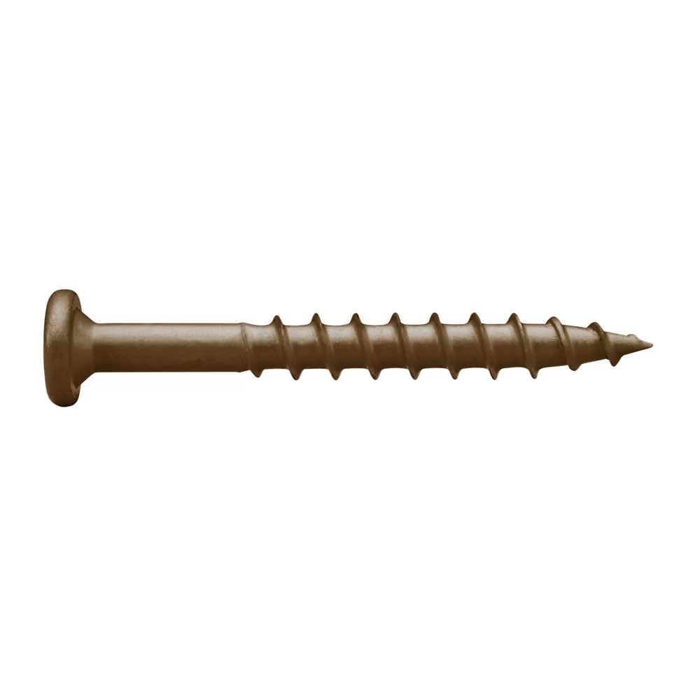 Trex® Fascia Color Match Screws 1-3/4" Spiced Rum, Cinnamon Cove, &amp; Whiskey Barrel - 75 count/box