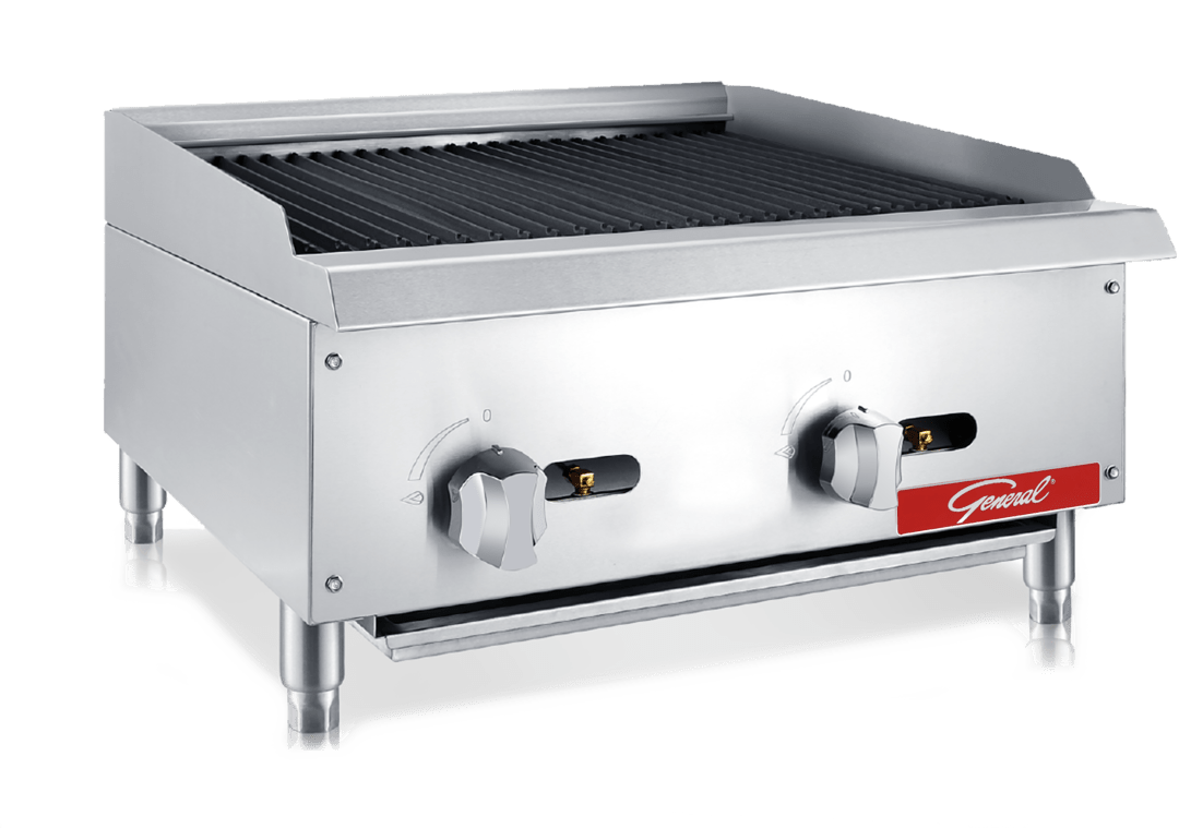GCCB-24LP - Char-Rock Charbroiler, 24" - 70k BTU LP GAS