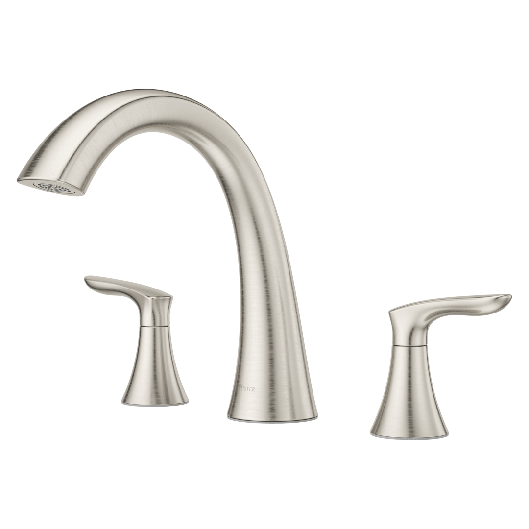Weller 2-Handle Roman Tub Trim in Brushed Nickel