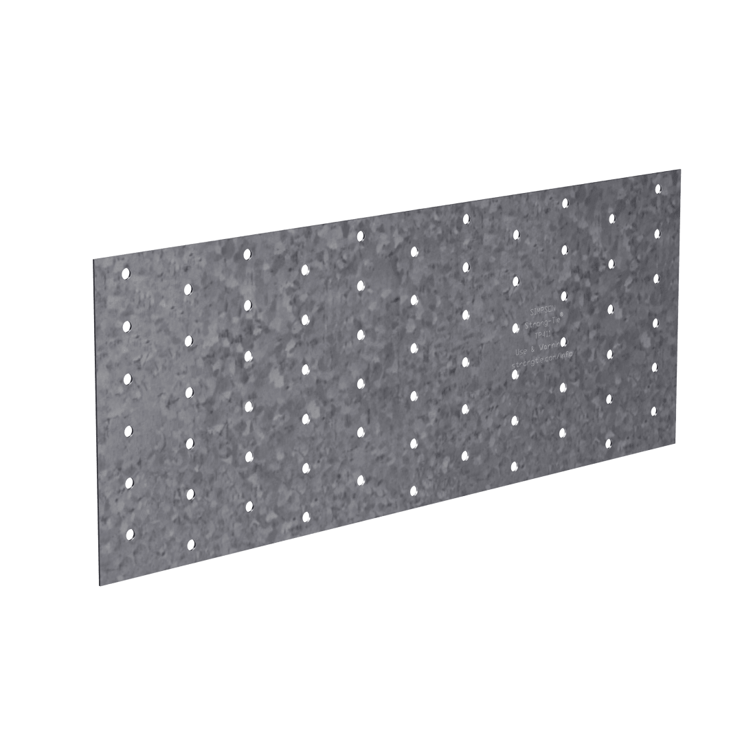 Simpson Strong-Tie TP411 TP 4-1/8 in. x 11 in. 20-Gauge Galvanized Tie Plate