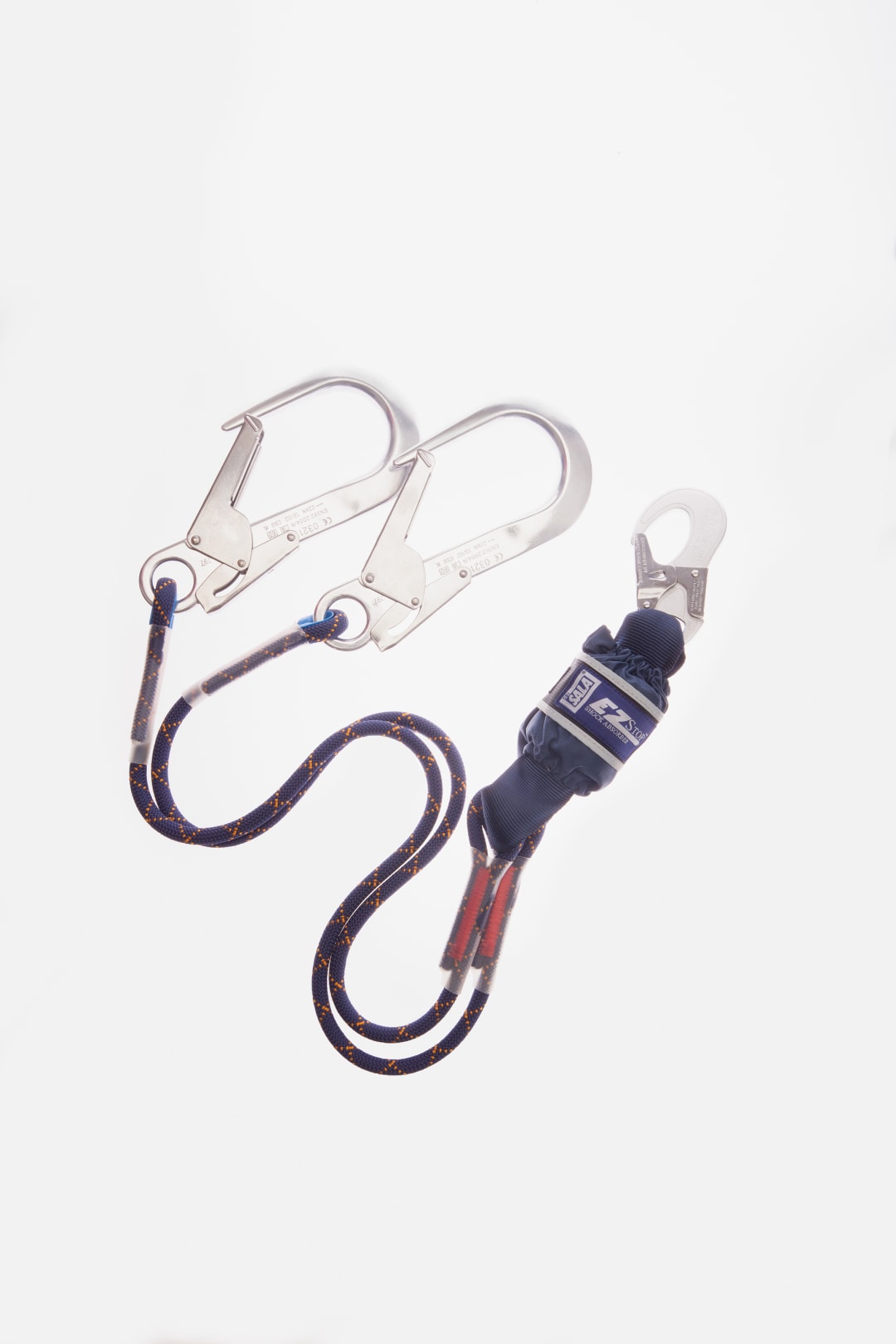 3M™ DBI-SALA® EZ-Stop™ Şok Emicili Lanyard Kenar Testli, 1246547, Halatlı, Çift Ayaklı, 1,50 m
