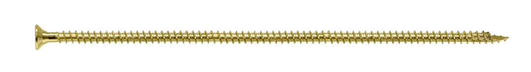 Simpson Strong-Tie SDCF221134 Strong-Drive® SDCF TIMBER-CF Screw — 0.315 in. x 11-3/4 in. T40, Yellow Zinc (250-Qty) (Pack of 39)