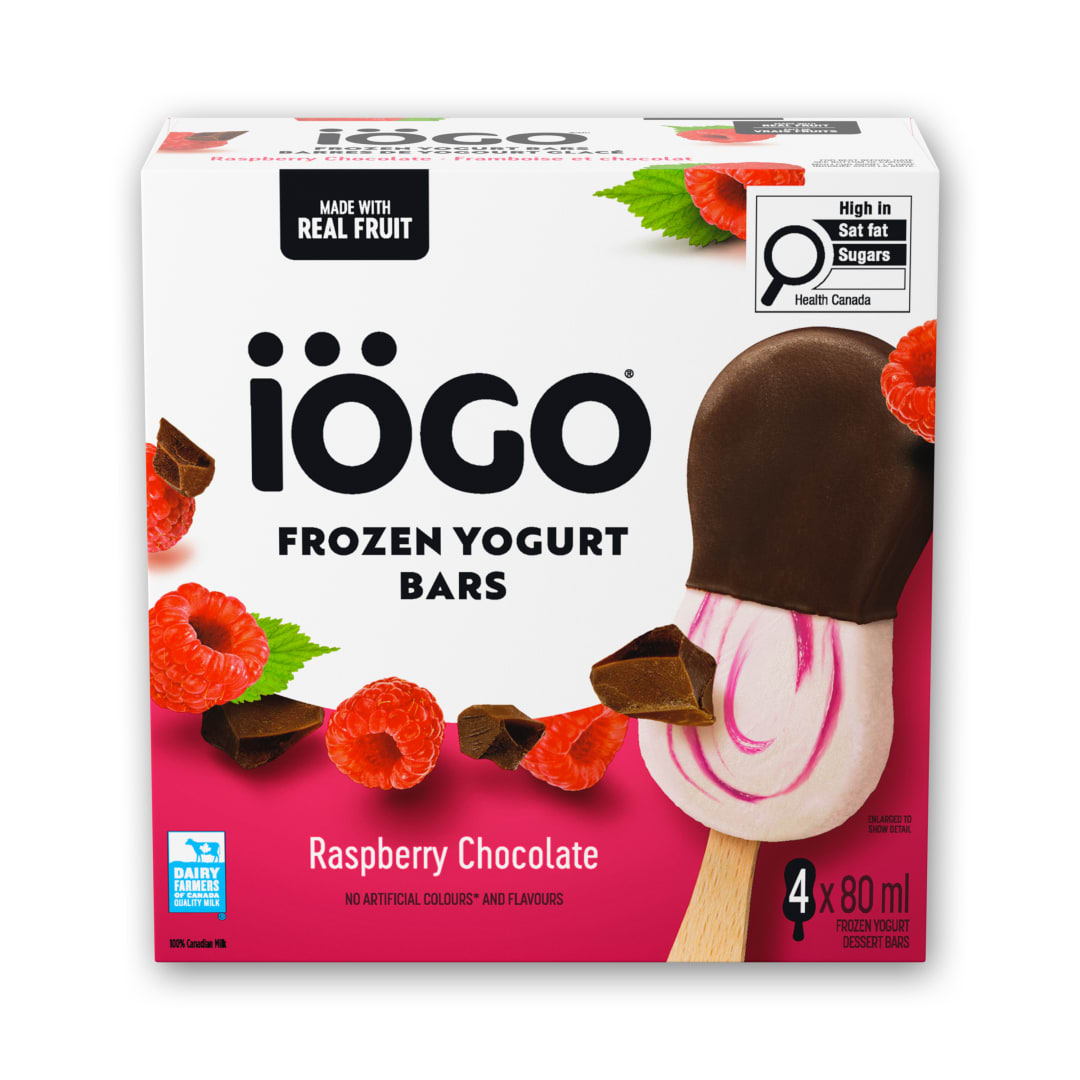 IOGO Froyo Rsbry Choc Bar 6(4x80ml) CA