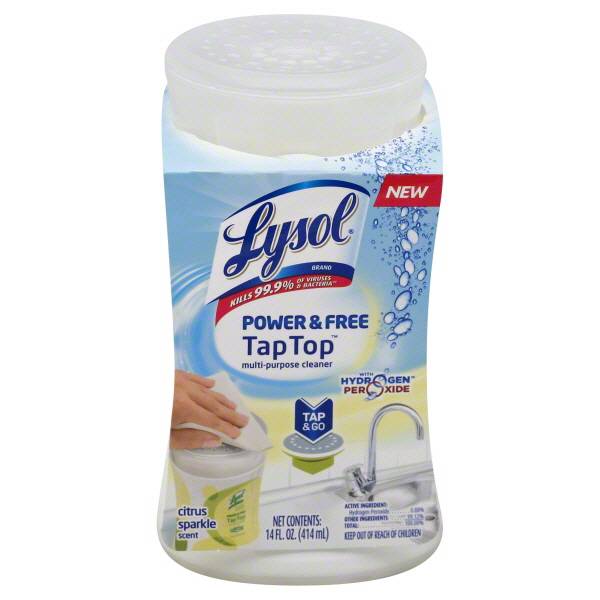 LYSOL® TapTop Multi Purpose Cleaner Pump - Citrus Sparkle 6/14 oz.