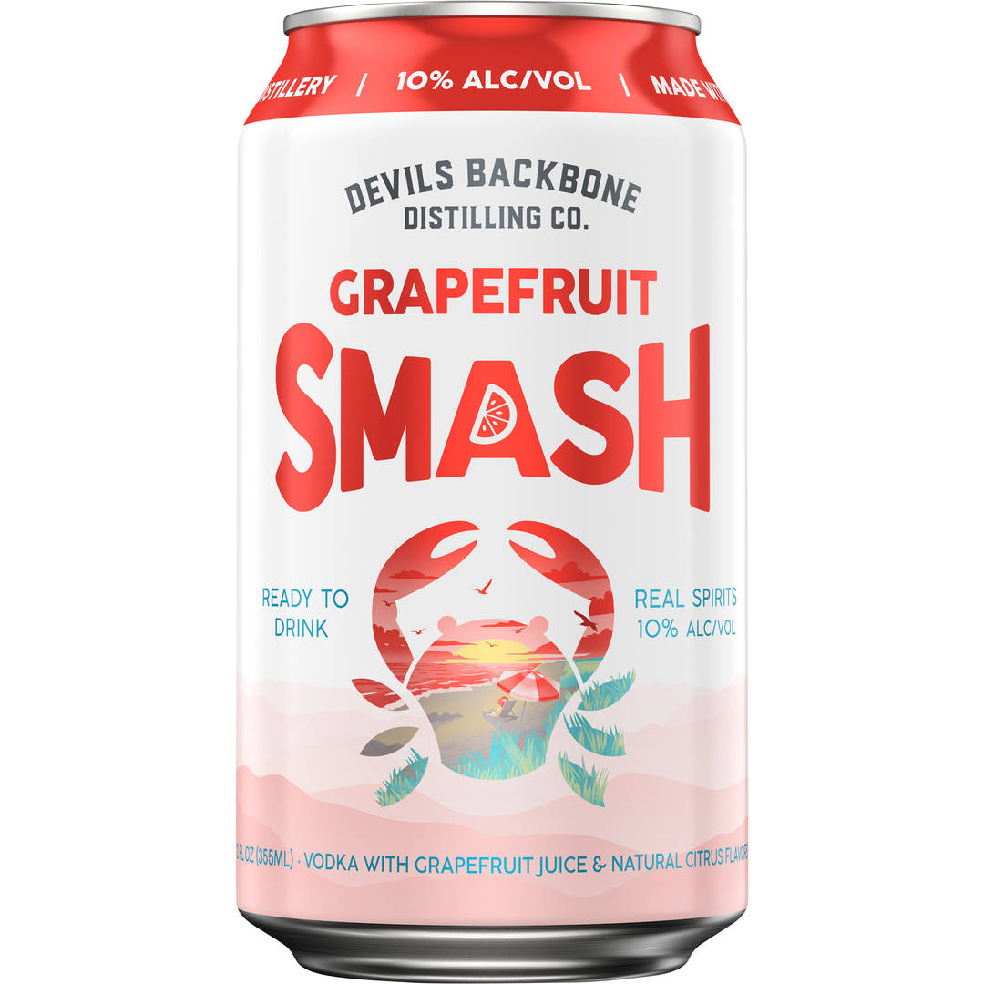 Devils Backbone Distilling Co. Grapefruit Smash 10%, 12 fl. oz. Can