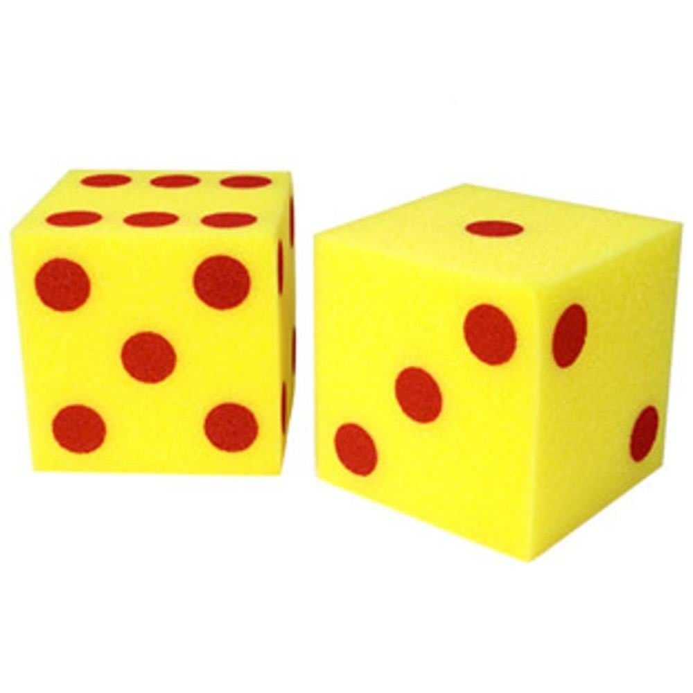 DICE, DOT, FOAM, GIANT 5" PK/2