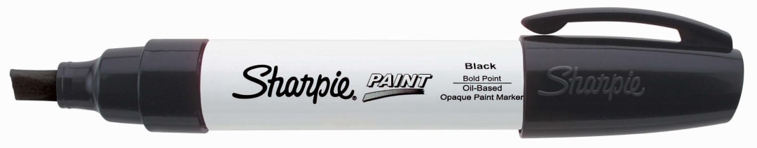 SHARPIE PAINT BLACK BOLD O S UPC
