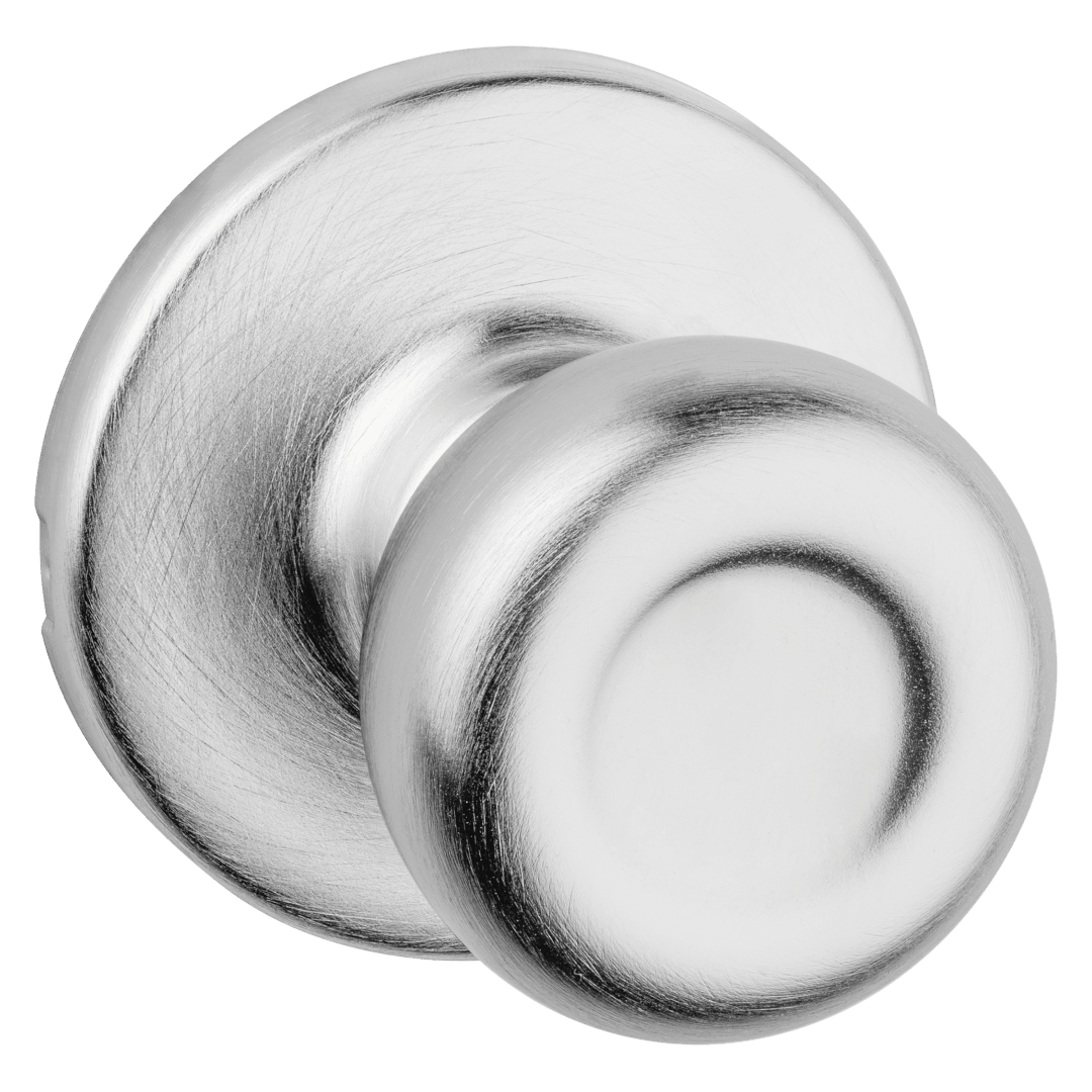 Tylo Hall/Closet Doorknob in Satin Chrome