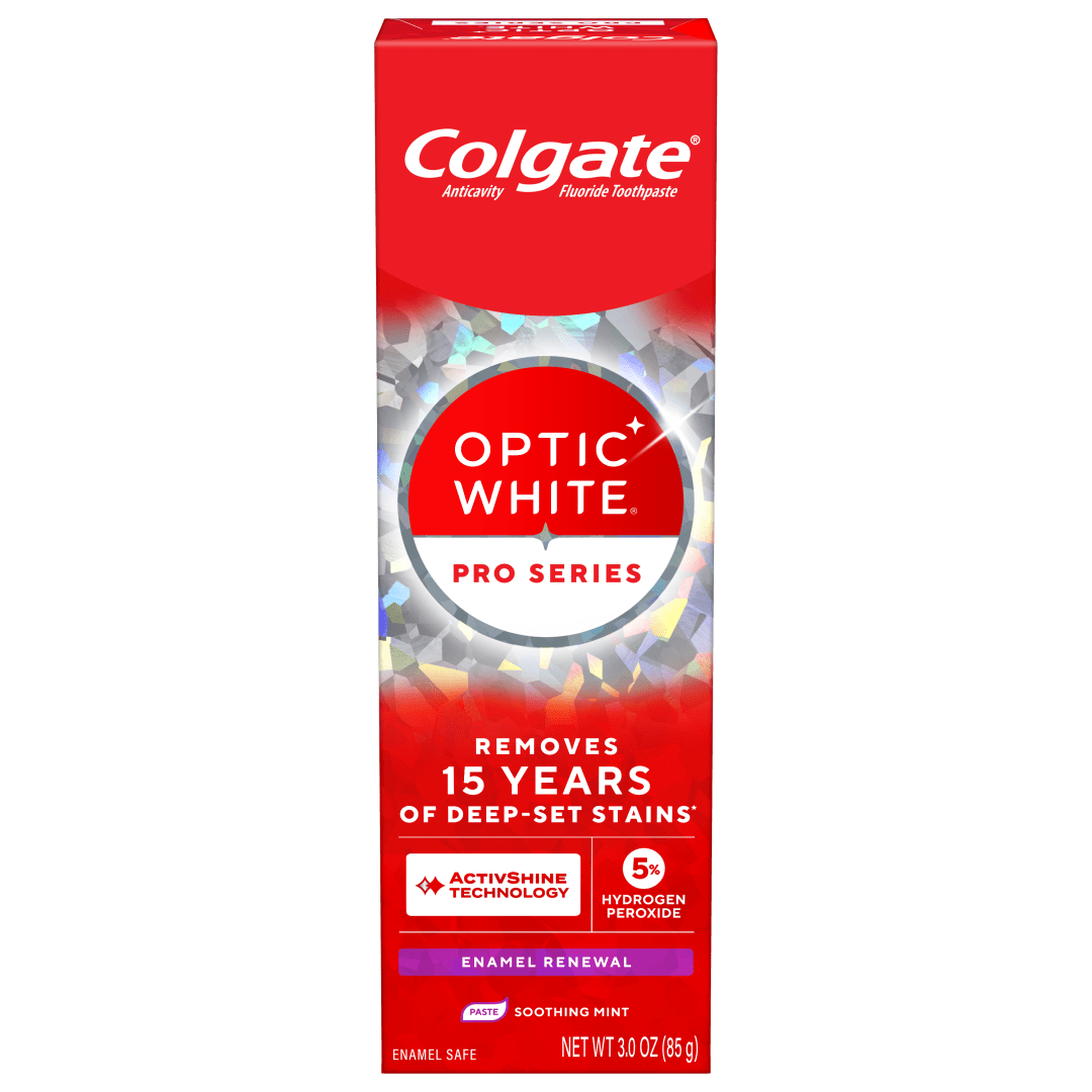 Colgate Optic White Pro Series Enamel Renewal Toothpaste, 3.0 OZ