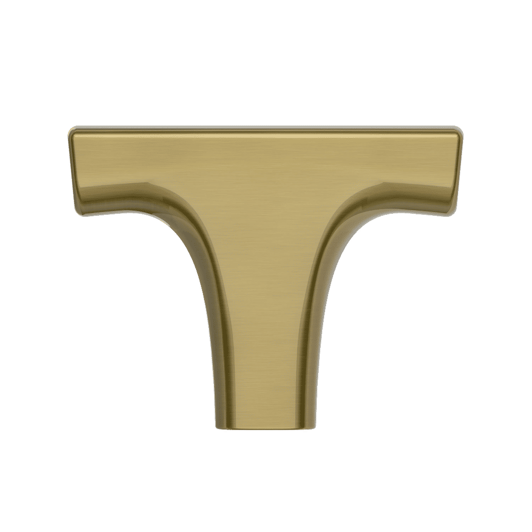 4970 Palm Springs T-Knob 1.5", In Heirloom Brass