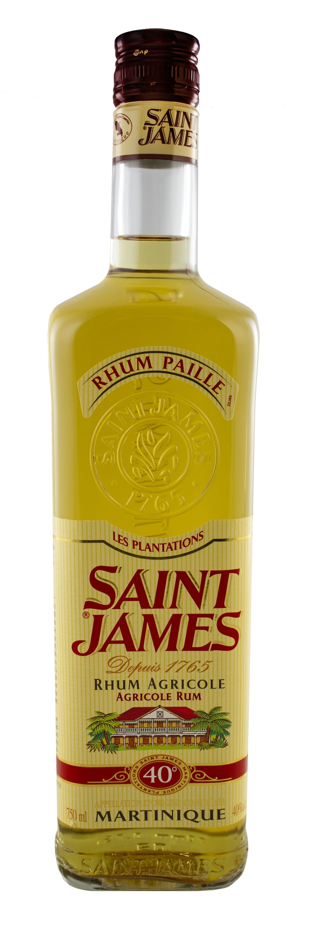 Saint James Rhum Agricole Rum 750ml 80 Proof